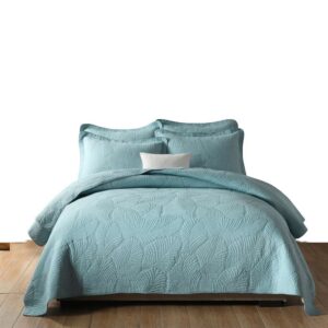 Encrypted Quilting Quilt Set Palm Leaf
