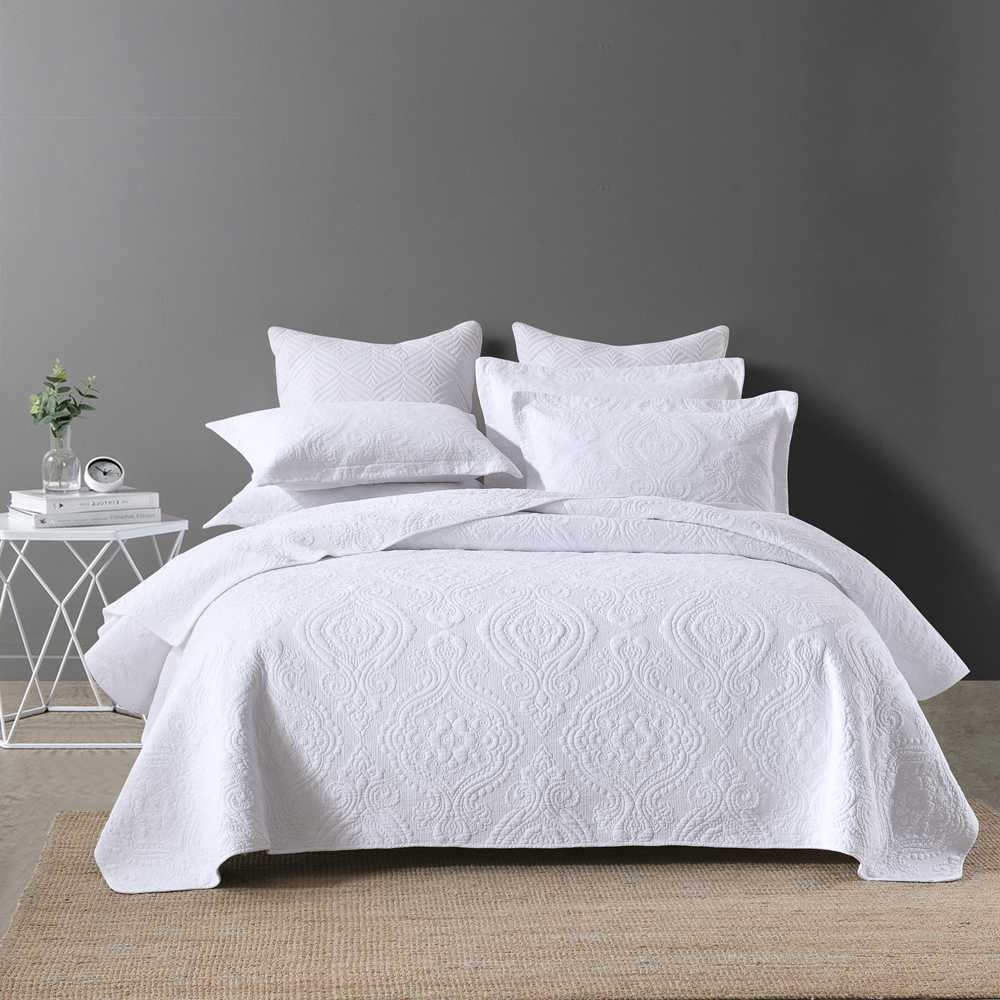 3-Piece Sets Encrypted Quilting Quilt Set Damascus