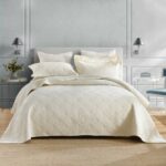 3-Piece Sets Encrypted Quilting Quilt Set Grid Embroider