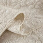 3-Piece Sets Encrypted Quilting Quilt Set Orchid Embroidery