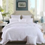 3-Piece Sets Encrypted Quilting Quilt Set Circular Pattern