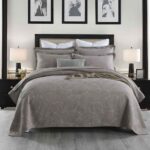 3-Piece Sets Encrypted Quilting Quilt Set Palm Leaf