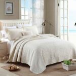 3-Piece Sets Encrypted Quilting Quilt Set Square Flower